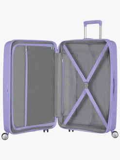 Børn AmericanTourister American Tourister Soundbox Spinner Kuffert 71,5L, Lavendel