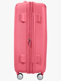 Tasker|AmericanTourister American Tourister Soundbox Spinner Kuffert 71,5-81L, Sun Kissed Coral Lyserød