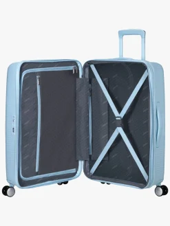 Tasker|AmericanTourister American Tourister Soundbox Spinner Kuffert 71,5L, Pastel Blue Blå