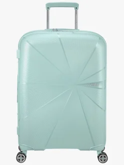 Børn AmericanTourister American Tourister StarVibe Spinner Kuffert 70-77L, Metallic Surf Blue