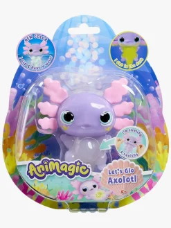 Animagic Legetøjsfigurer-Let'S Glo Axolotl Pastel Glow In The Dark Figur