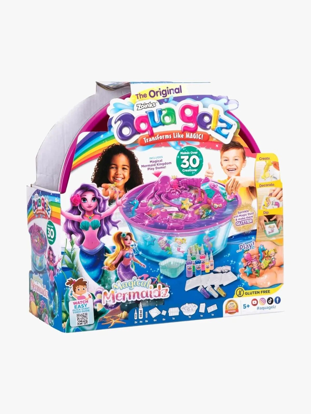 AquaGelz Kreativt Legetøj-Aqua Gelz Kreasæt Havfrue Deluxe