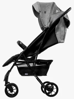 Asalvo Rejseklapvogne-Cotton 2 Klapvogn, Grey