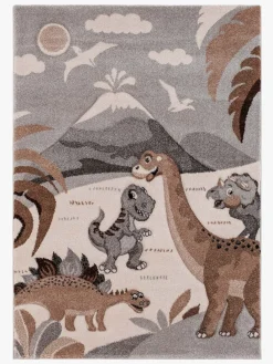 Børn Atlas Jurassic Gulvtæppe 140x200, Nature