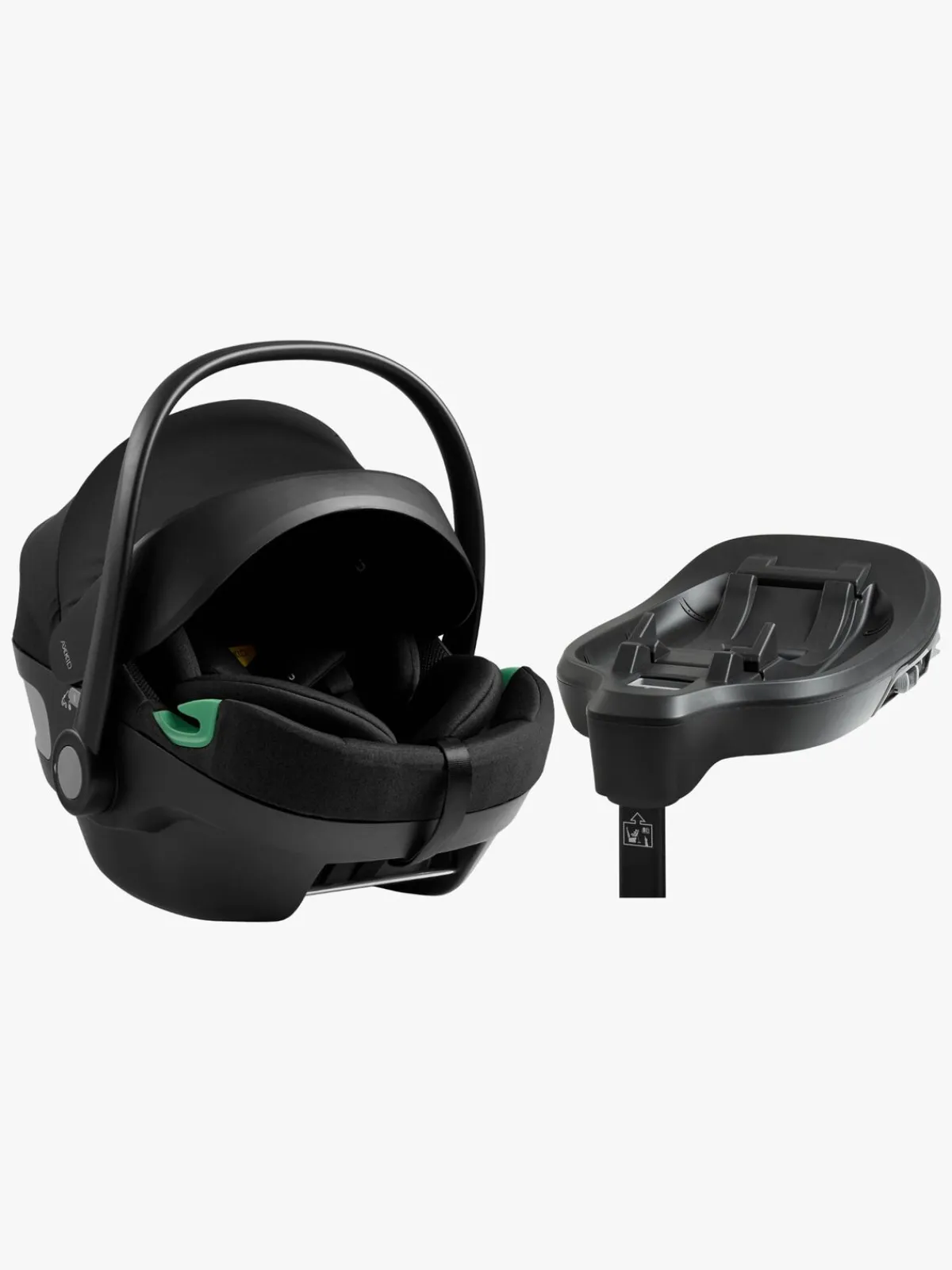 Axkid Autostole 0-13 Kg-GOKID Autostol Baby inkl. Base, Coastal Storm Black