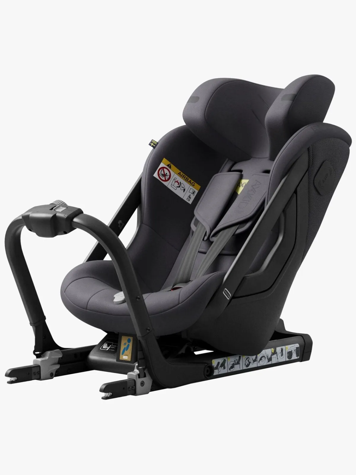Axkid Autostole 9-36 Kg-One 3 Bagudvendt Autostol, Arctic Mist Grey