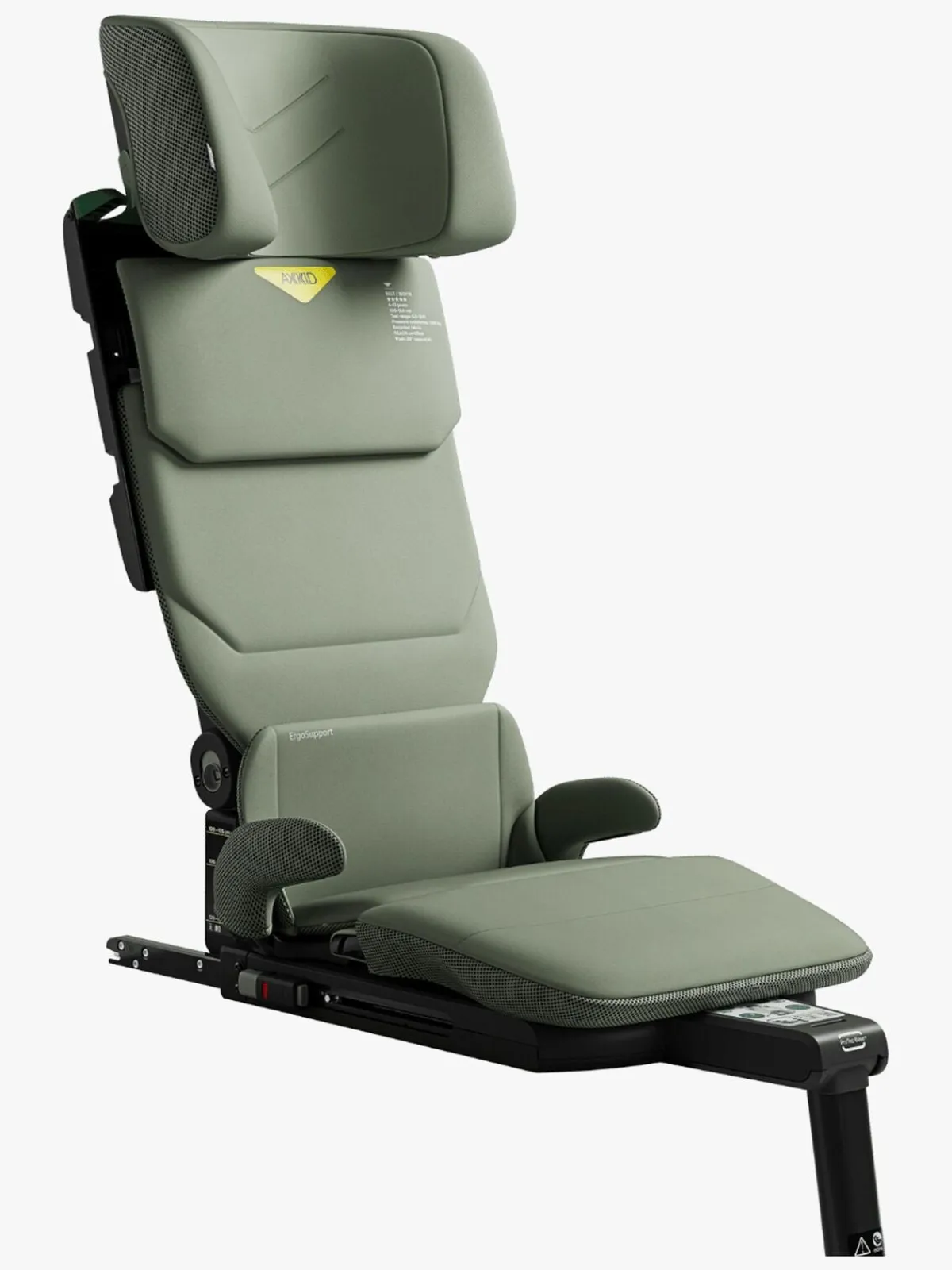 Autostole 15-36 Kg|Axkid Up Autostol, Nordic Bloom Green Grøn