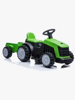 Azeno Elbiler & -Køretøjer-Eltraktor m. Anhænger, Grøn