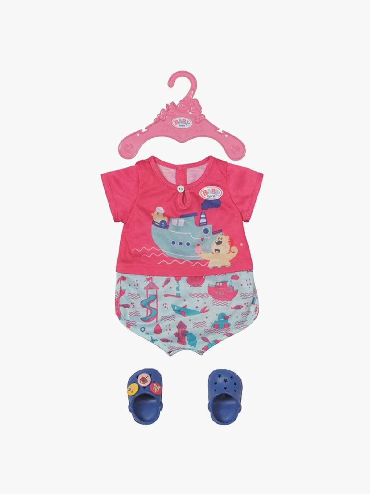 Dukker & Bamser|ZapfCreationBabyBorn Baby Born Dukketøj Badepyjamas m. Sko 43 Cm