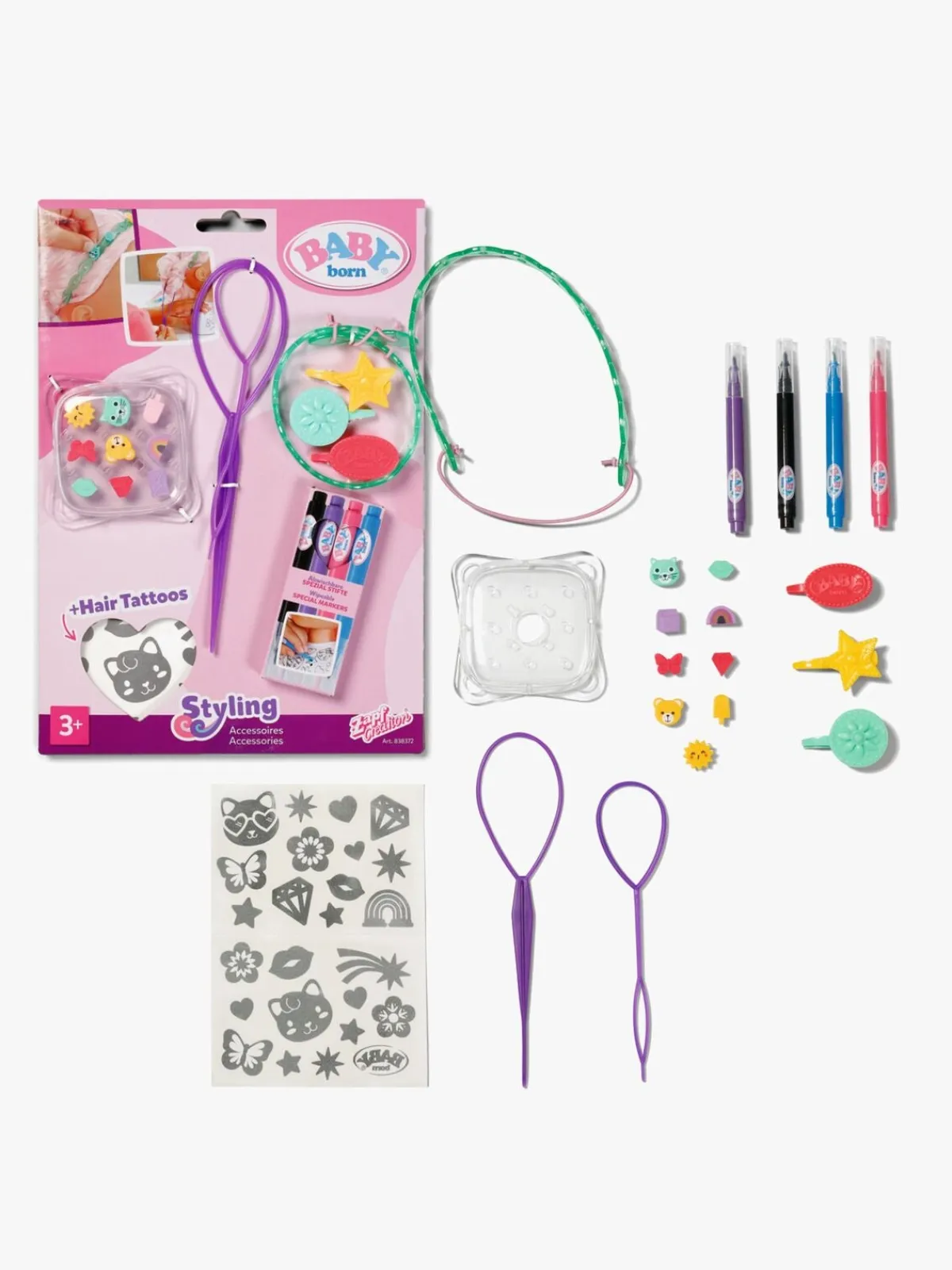 ZapfCreationBabyBorn Kreativt Legetøj-BABY born Stylingsæt Tusser & Tilbehør