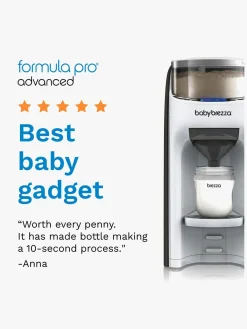 Spisetid|Dåbsgaver|BabyBrezza Baby Brezza Formula Pro Advanced Modermælkserstatnings- og Vællingemaskine, White Grå/Hvid