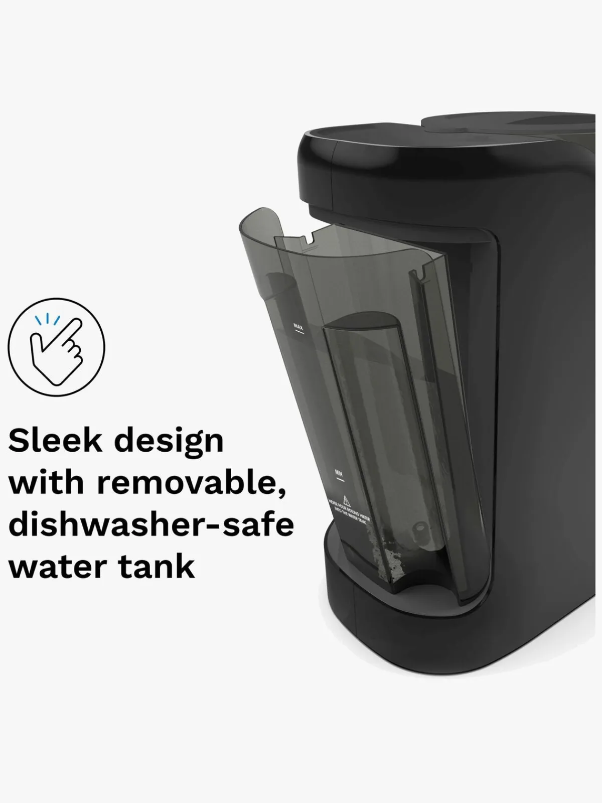 Spisetid|BabyBrezza Baby Brezza Formula Pro Advanced Modermælkserstatnings- og Vællingemaskine, Black Sort