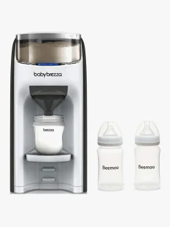 BabyBrezza Baby Brezza Formula Pro Advanced Modermælkserstatnings- og Vællingemaskine inkl. Beemoo Care Modermælksflaske 240 ml 2-pak, White