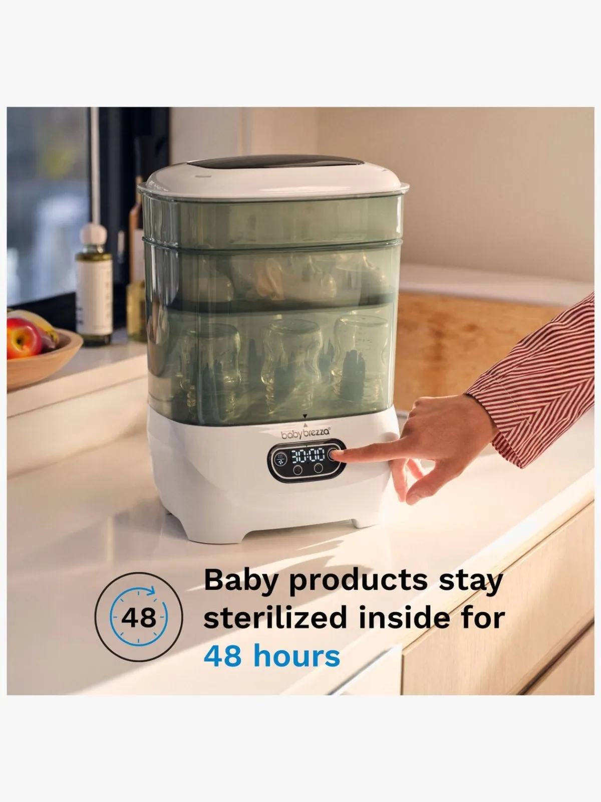 Spisetid|BabyBrezza Baby Brezza Sterilisator Dryer Advanced Hvid