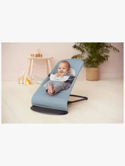 BABYBJORN BabyBjörn Balance Soft Skråstol Woven Jersey, Blå/Grå