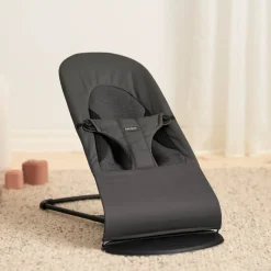 BABYBJORN BabyBjörn Balance Soft Skråstol Woven/Jersey, Mørkegrå