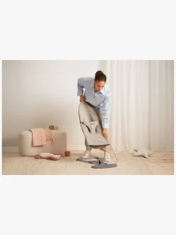 BABYBJORN BabyBjörn Balance Soft Skråstol Tri-Fabric, Sandgrå