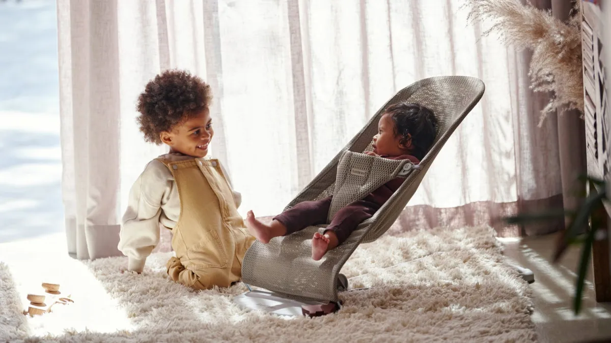 BABYBJORN BabyBjörn Bliss Skråstol Mesh, Grey