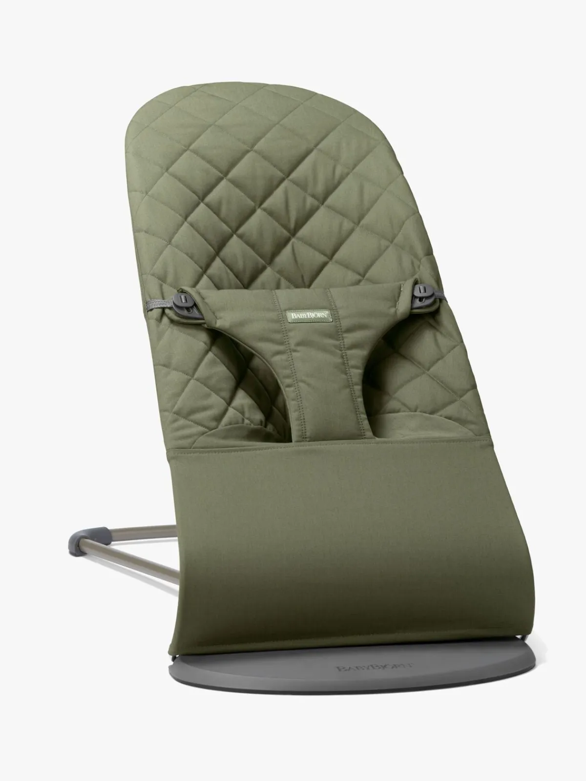 BABYBJORN BabyBjörn Bliss Skråstol Woven Classic Quilt, Mørkegrøn