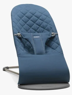 BABYBJORN BabyBjörn Bliss Skråstol Woven Classic Quilt, Midnatsblå