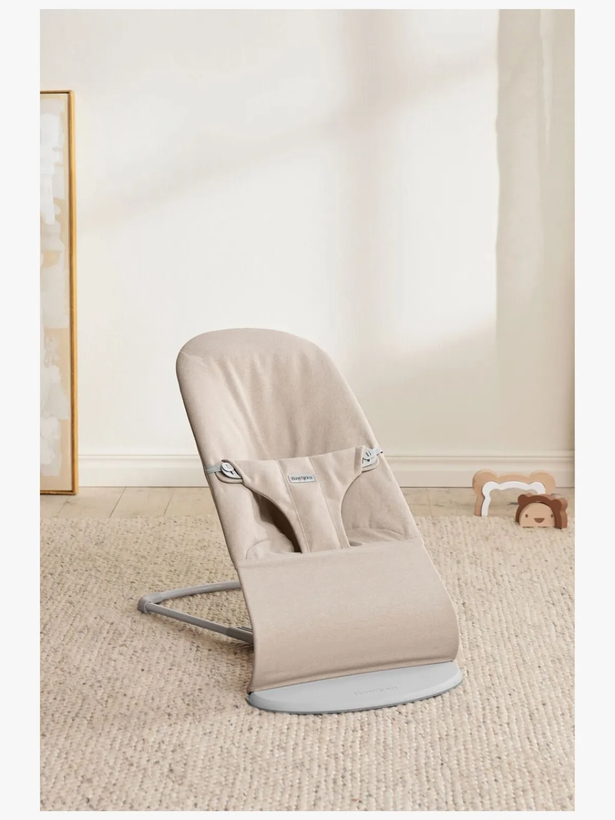 BABYBJORN BabyBjörn Bliss Skråstol Woven Mélange, Lys