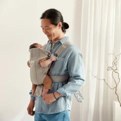 BABYBJORN BabyBjörn Bæresele Mini 3D Mesh, Grey Beige