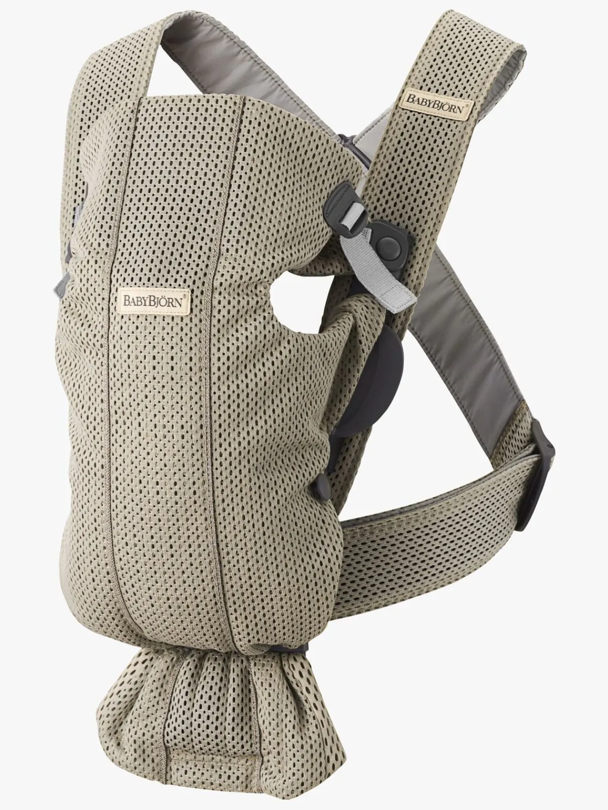 BABYBJORN BabyBjörn Bæresele Mini 3D Mesh, Grey Beige