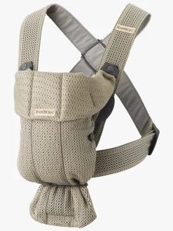 BABYBJORN BabyBjörn Bæresele Mini 3D Mesh, Grey Beige