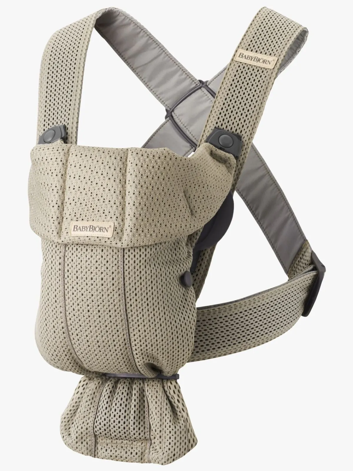 BABYBJORN BabyBjörn Bæresele Mini 3D Mesh, Grey Beige