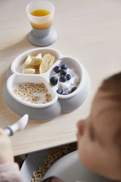 BABYBJORN Spisetid-BabyBjörn Børneservice 8 dele, Grå