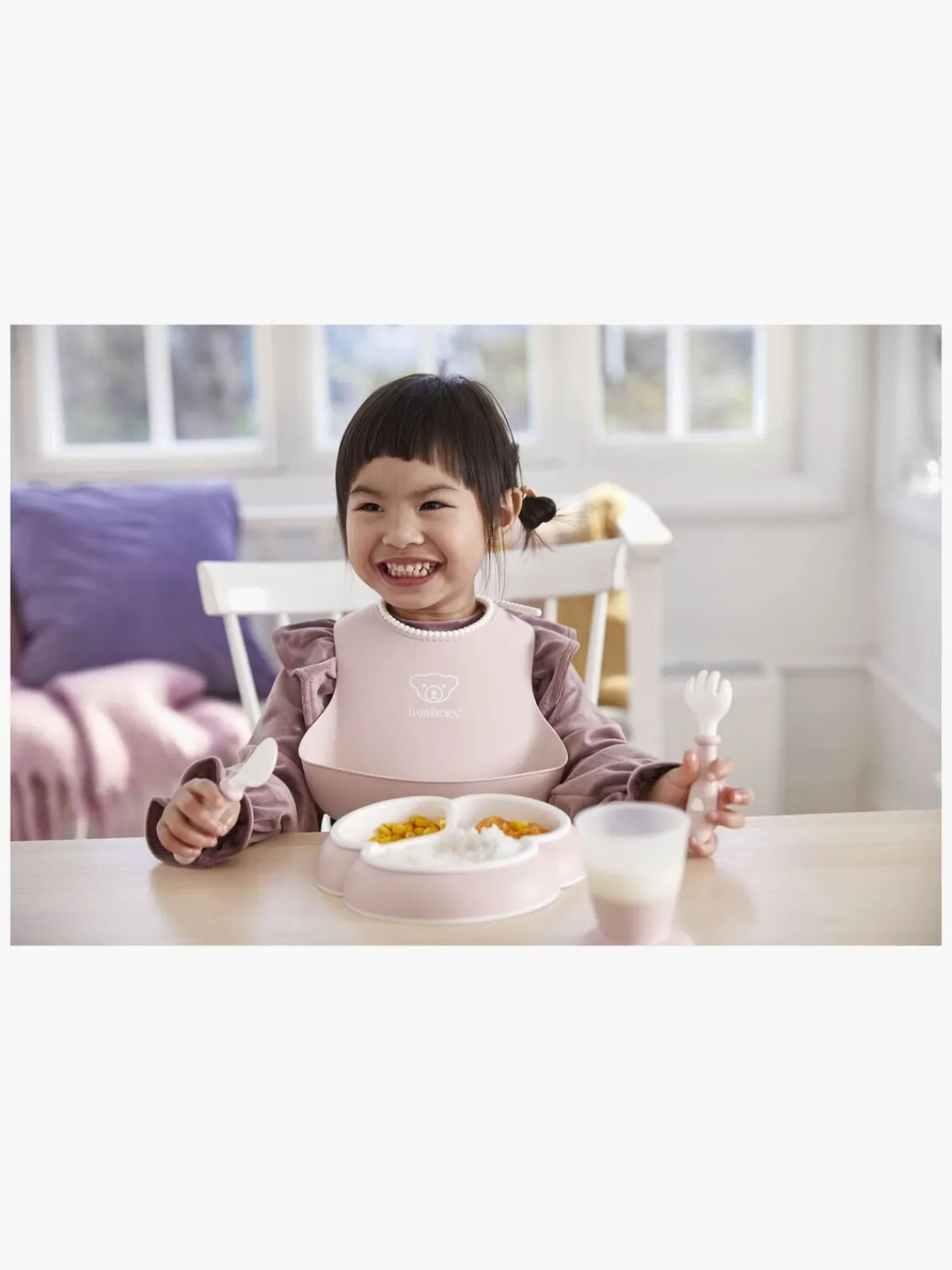 BABYBJORN BabyBjörn Børneservice 8 dele, Lyserød