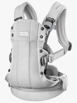 BABYBJORN Bæreseler, Strækvikler & Bærestole-BabyBjörn Harmony Bæresele 3D Mesh, Silver