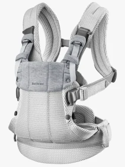 BABYBJORN Bæreseler, Strækvikler & Bærestole-BabyBjörn Harmony Bæresele 3D Mesh, Silver