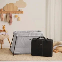 Børn BABYBJORN Børnesenge & Tilbehør-BabyBjörn Light Weekendseng, Silver