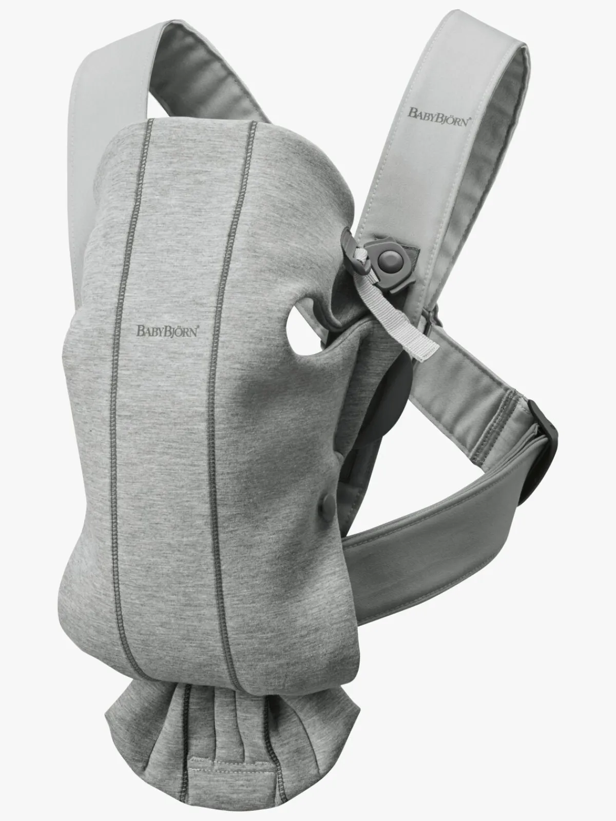 BABYBJORN BabyBjörn Mini Bæresele 3D Jersey, Light grey