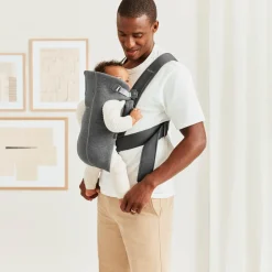 BABYBJORN BabyBjörn Mini Bæresele 3D Jersey, Dark grey