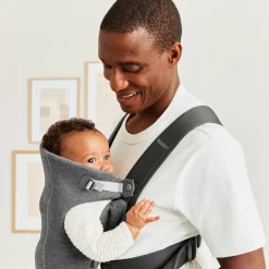 BABYBJORN BabyBjörn Mini Bæresele 3D Jersey, Dark grey