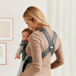 BABYBJORN BabyBjörn Mini Bæresele 3D Jersey, Dark grey