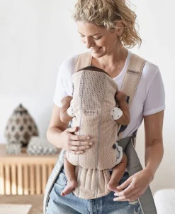 BABYBJORN BabyBjörn Mini Bæresele 3D Mesh, Pearly Pink