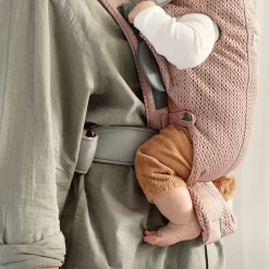 BABYBJORN BabyBjörn Mini Bæresele 3D Mesh, Dusty Pink