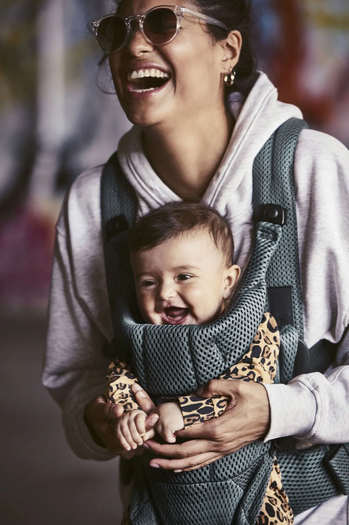 BABYBJORN BabyBjörn Move Bæresele 3D Mesh, Sage Green