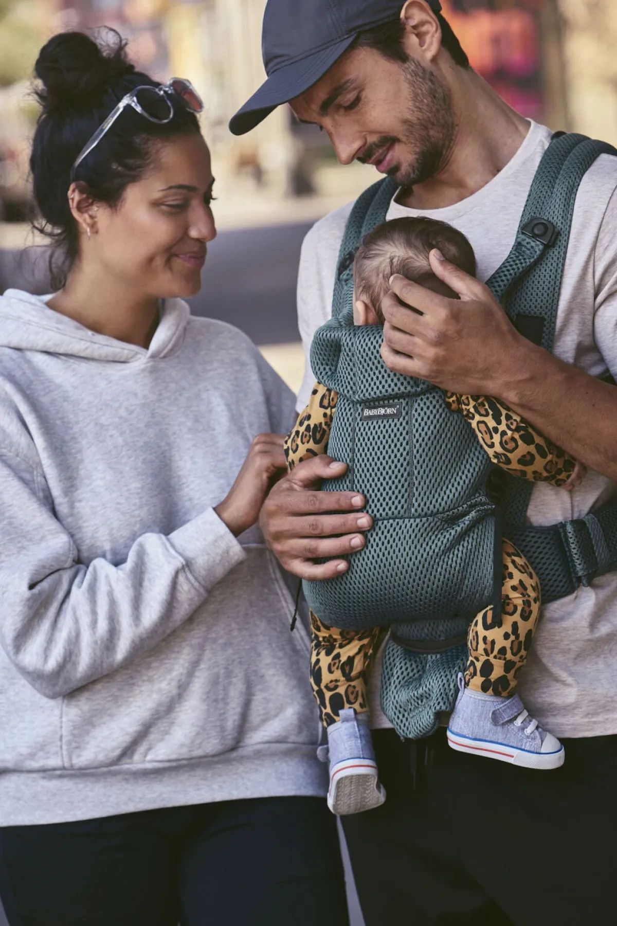 BABYBJORN BabyBjörn Move Bæresele 3D Mesh, Sage Green