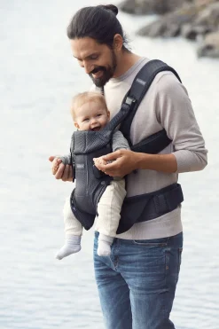 BABYBJORN BabyBjörn One Air Bæresele Mesh, Antracitgrå