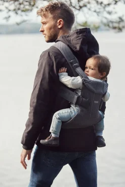 BABYBJORN BabyBjörn One Air Bæresele Mesh, Antracitgrå