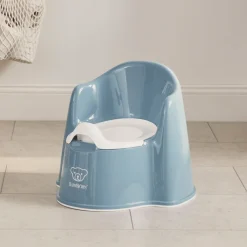 BABYBJORN Badeværelset-BabyBjörn Pottestol, Deep Blue/White