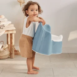 BABYBJORN Badeværelset-BabyBjörn Pottestol, Deep Blue/White