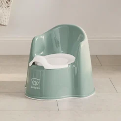 BABYBJORN BabyBjörn Pottestol, Deep Green/White