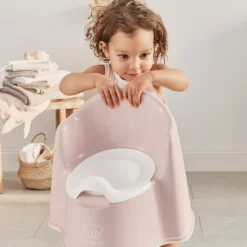 BABYBJORN Badeværelset-BabyBjörn Pottestol, Powder Pink/White