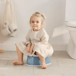 BABYBJORN BabyBjörn Smart Potte, Deep Blue/White