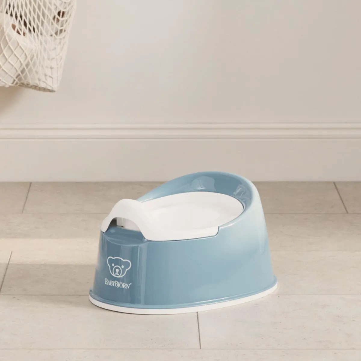 BABYBJORN BabyBjörn Smart Potte, Deep Blue/White